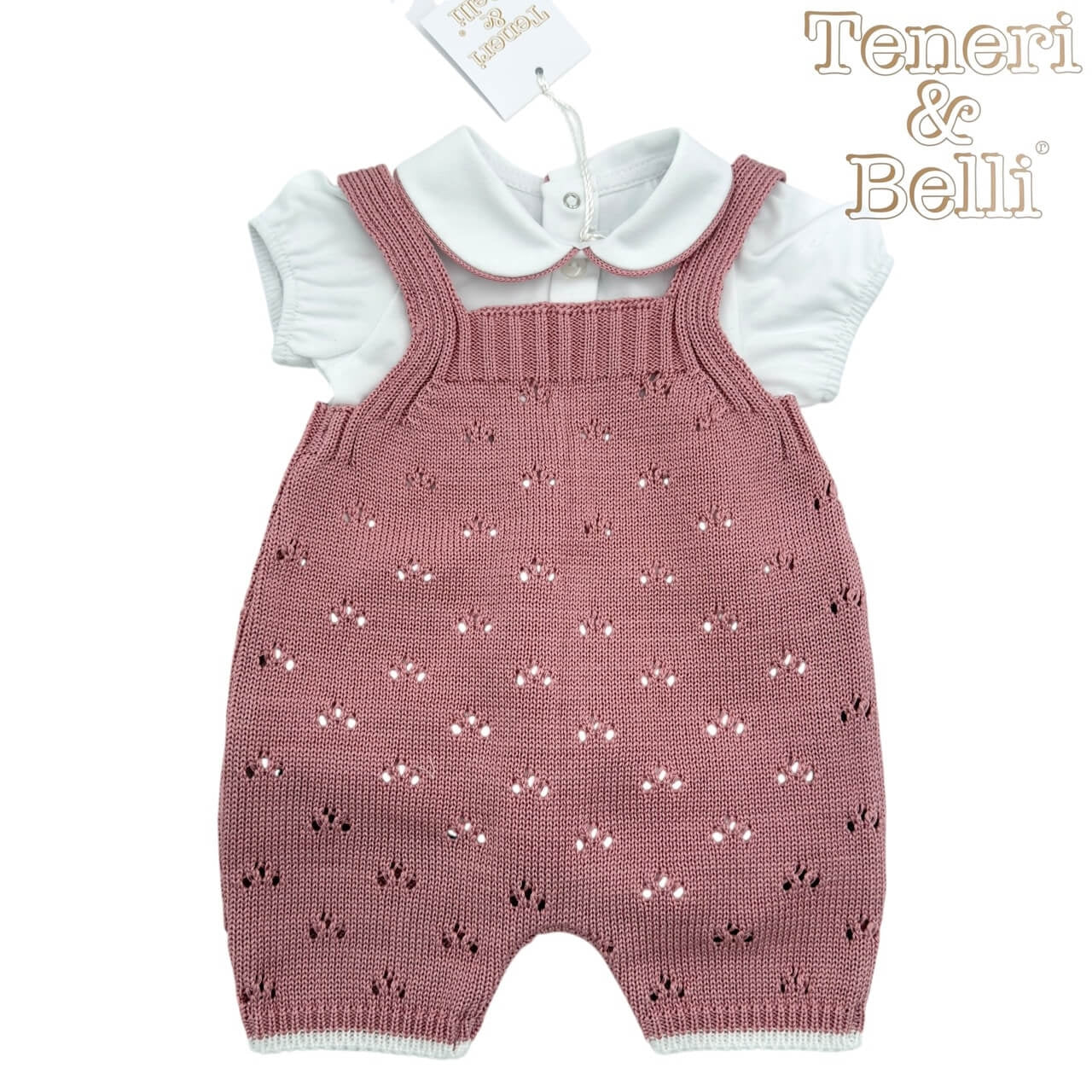 Pagliaccetto in Filo/cotone Neonata - Teneri e Belli