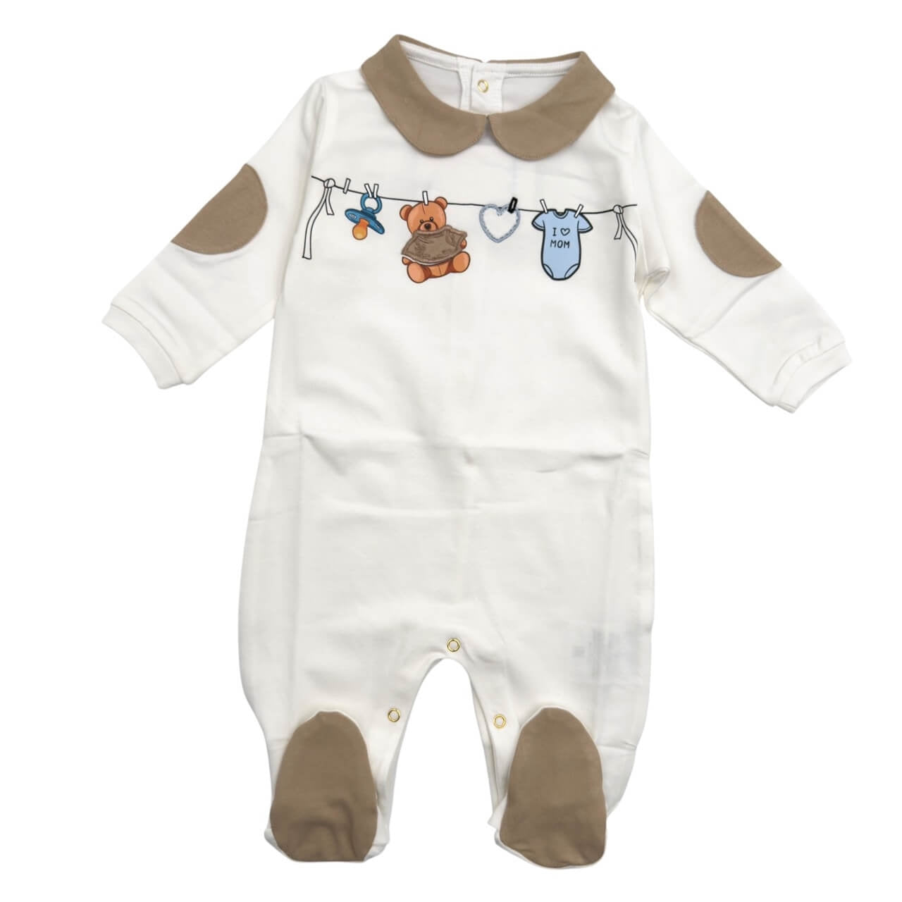 Tutina Neonato Giubebe Cotone