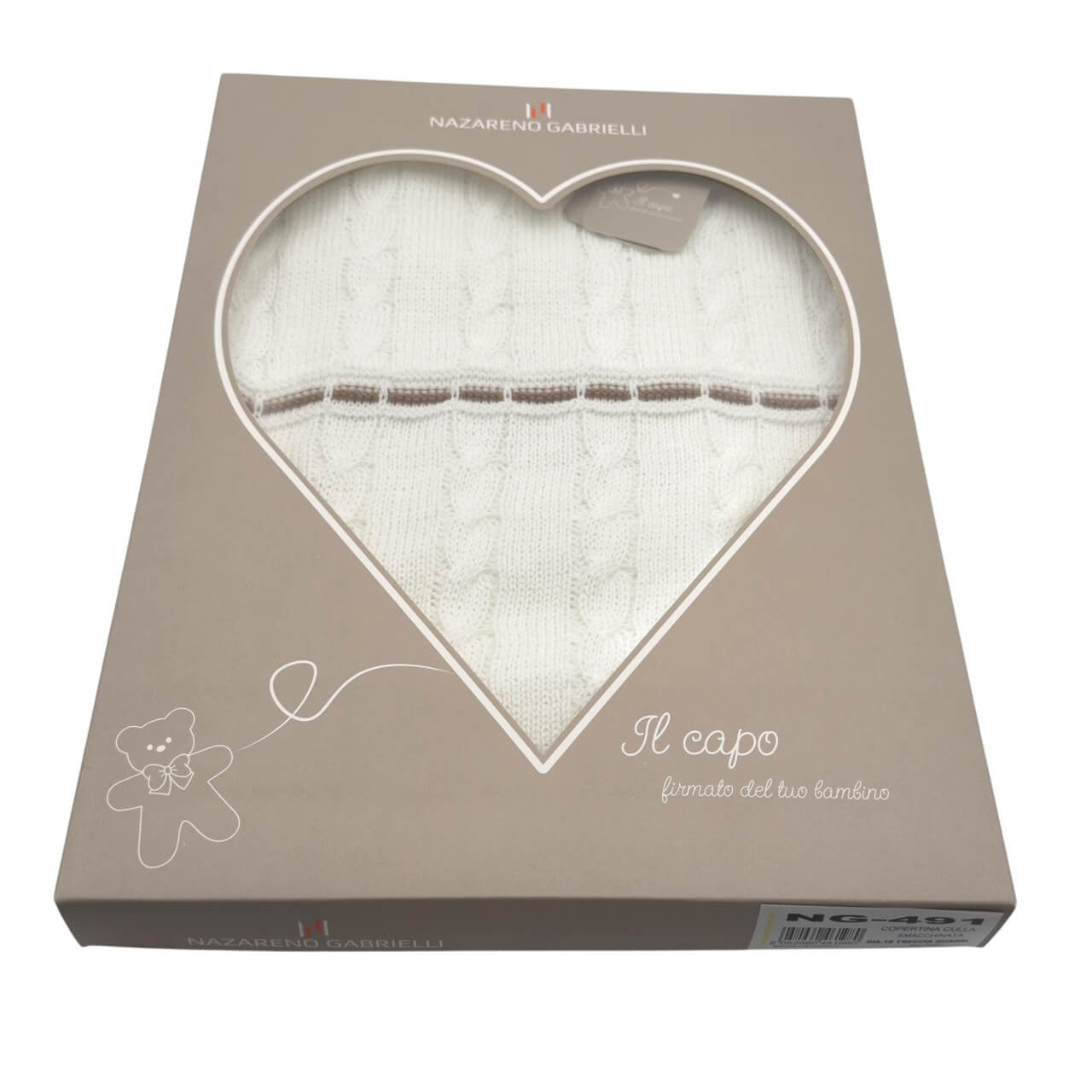 Scialle In Filo/Cotone 90x118 cm Nazareno Gabrielli