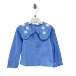 Camicia Colletto Fiori Neonata