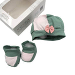 Set Cappello + Scarpe in Cotone HopHoplà Olivia