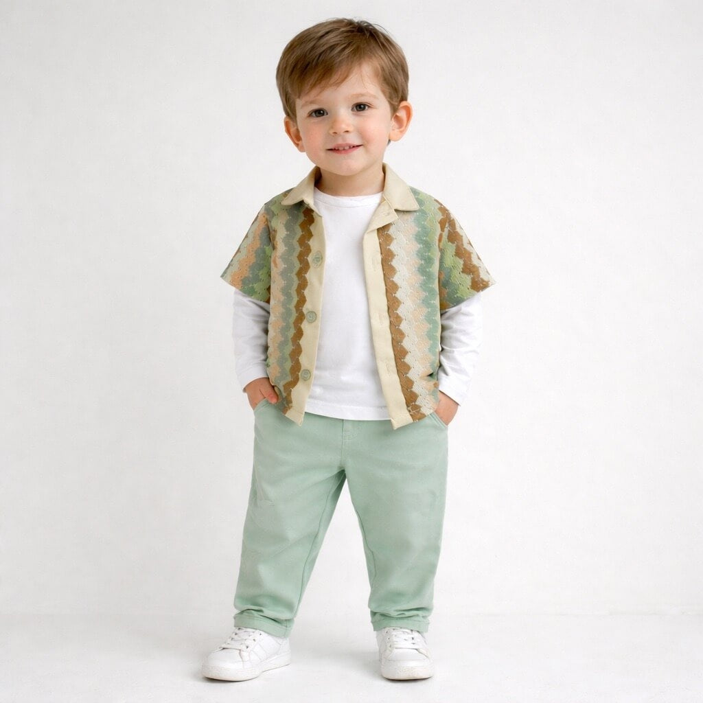 Completo 3 Pezzi Cotone neonato - Jhon Fit