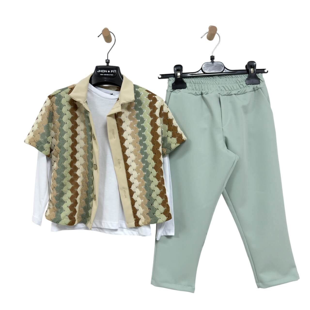 Completo 3 Pezzi Cotone neonato - Jhon Fit