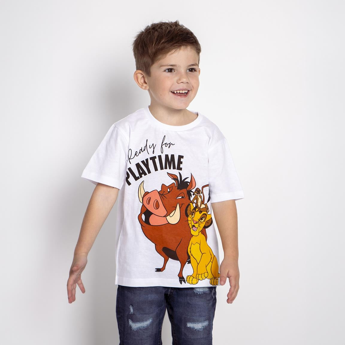 T-shirt Re Leone 100% Cotone