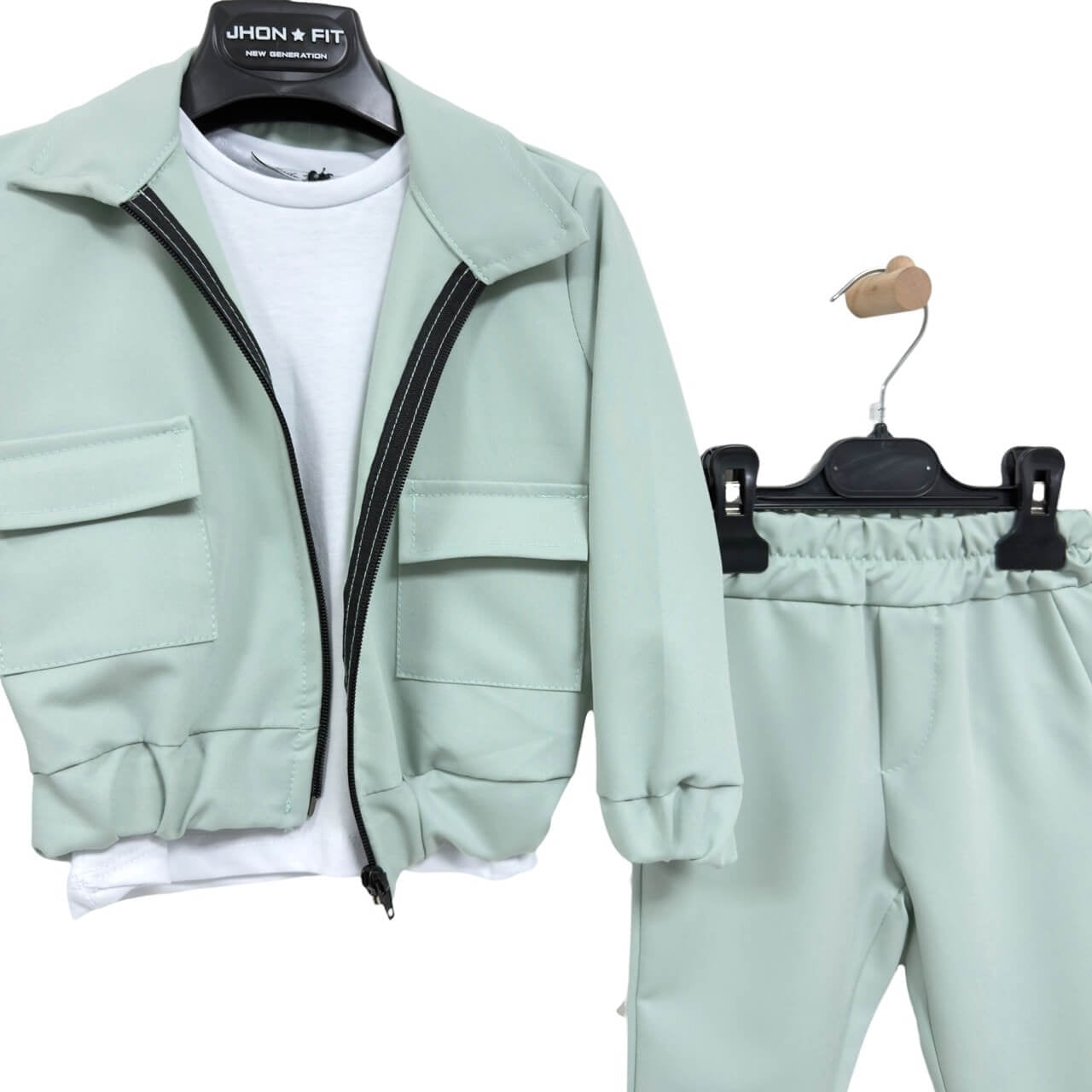 Completo 3 Pezzi Cotone neonato - Jhon Fit
