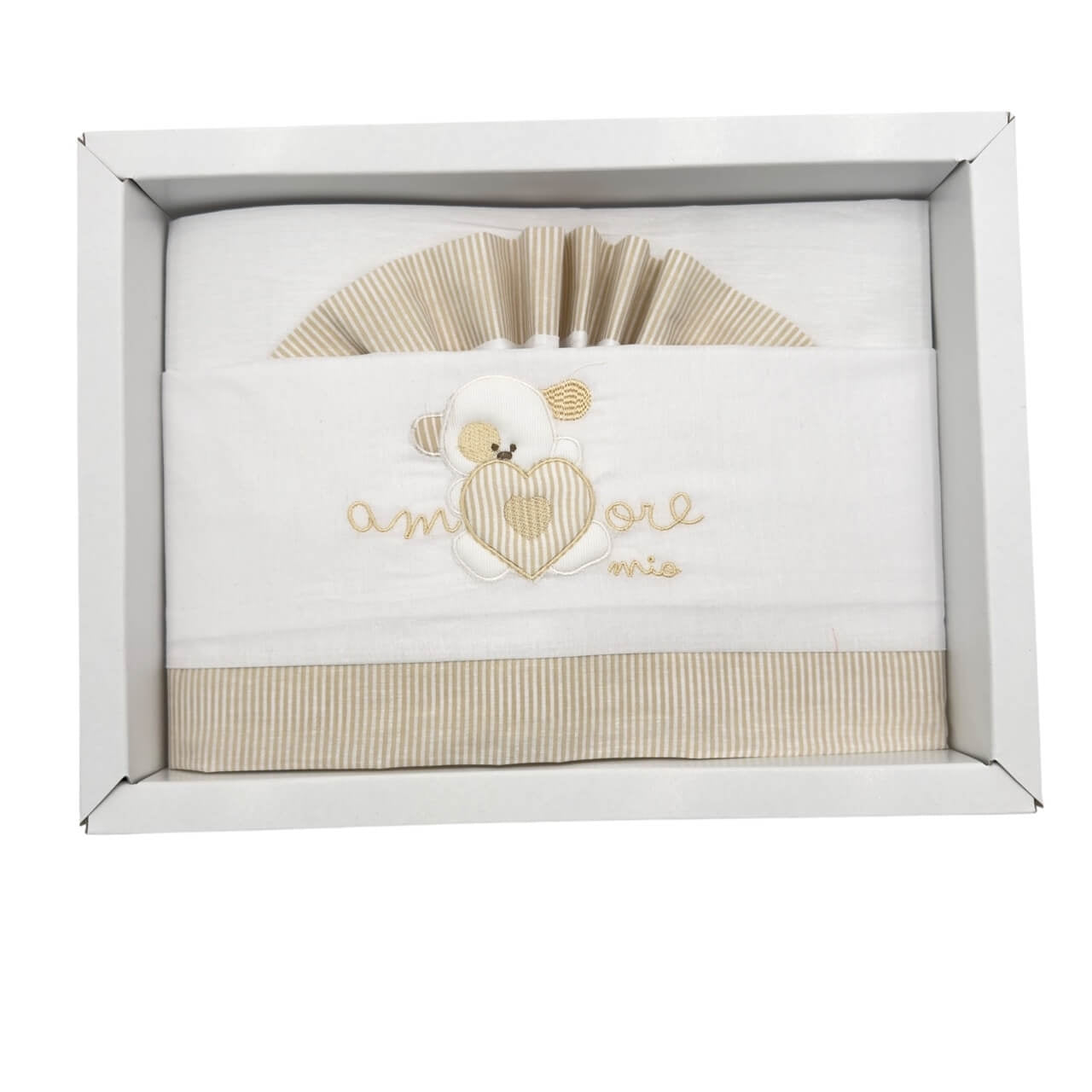 Completo Carrozzina Pastello 100% Cotone