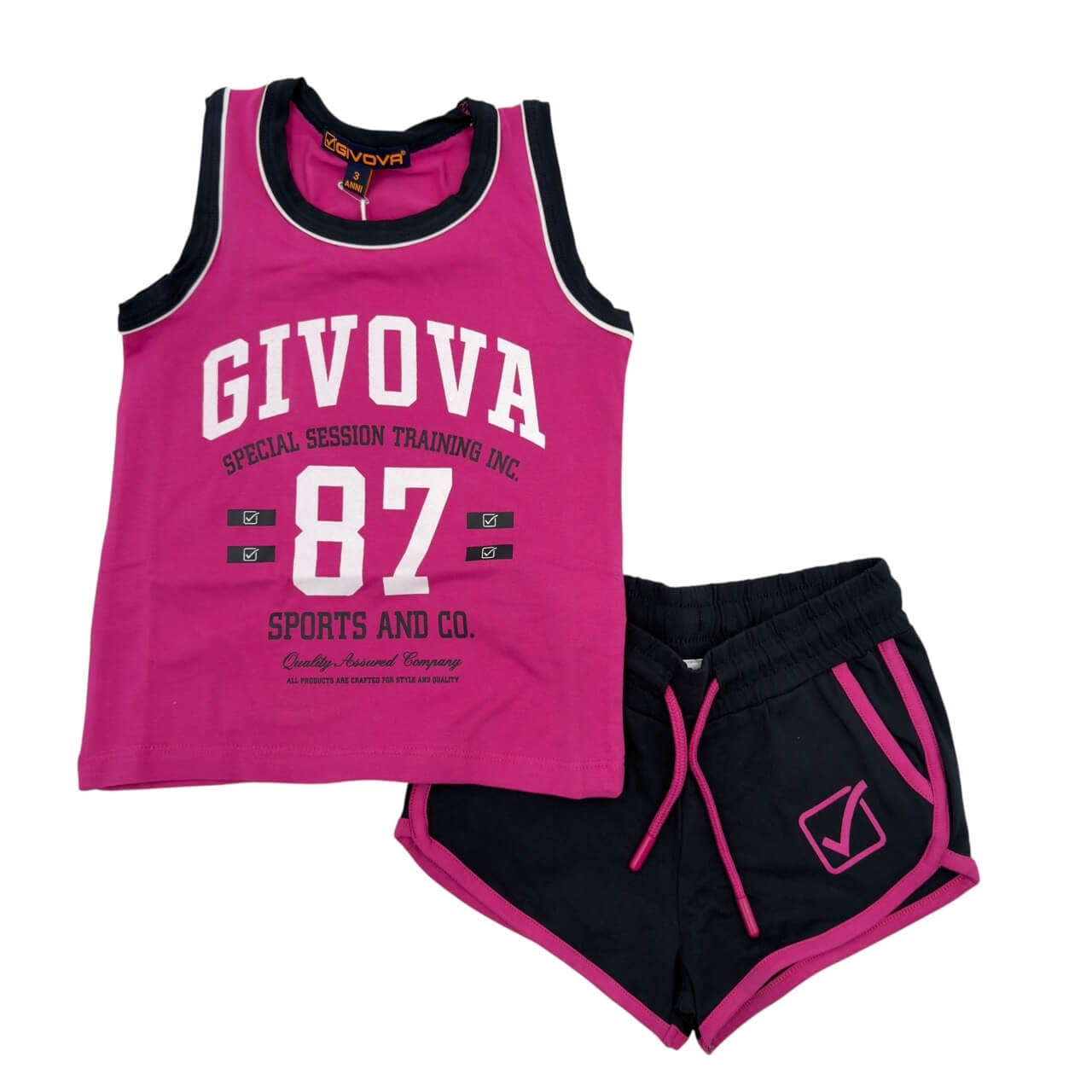Completo Canotta Bimba Givova