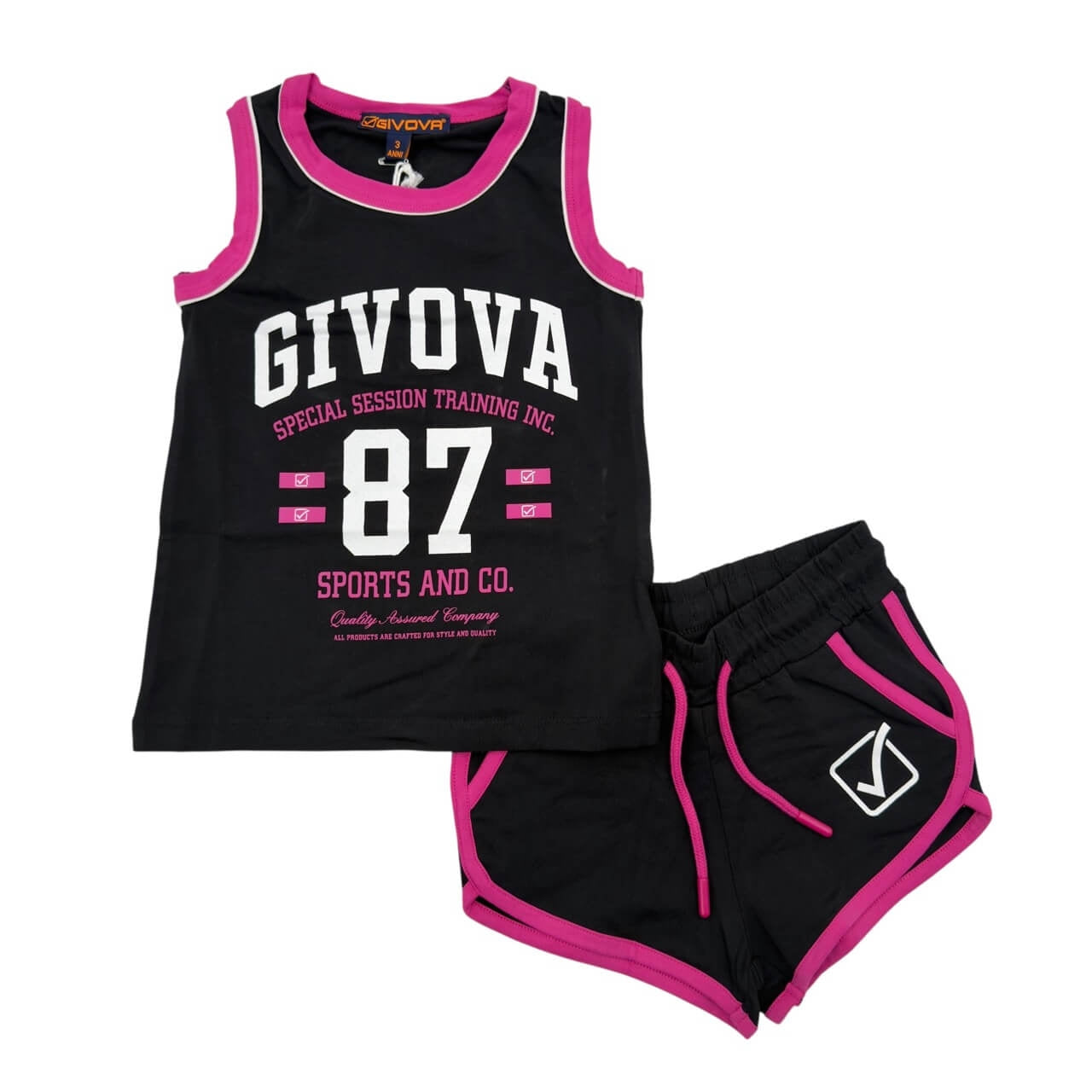 Completo Canotta Bimba Givova