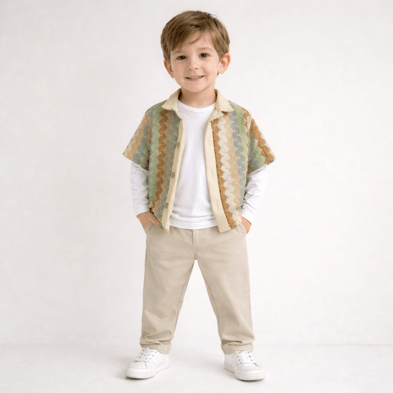 Completo 3 Pezzi Cotone neonato - Jhon Fit