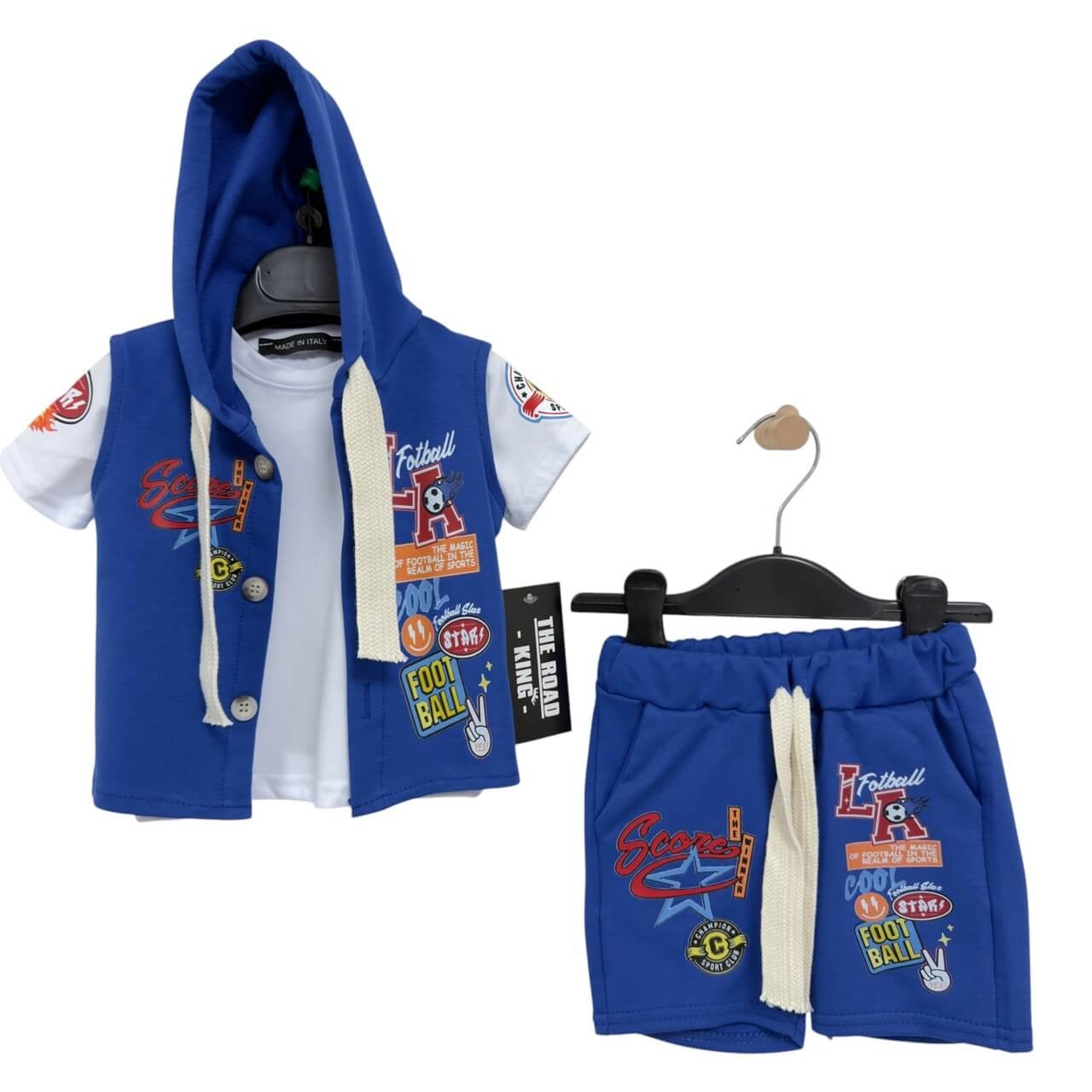 Completo 3 Pezzi Cotone neonato