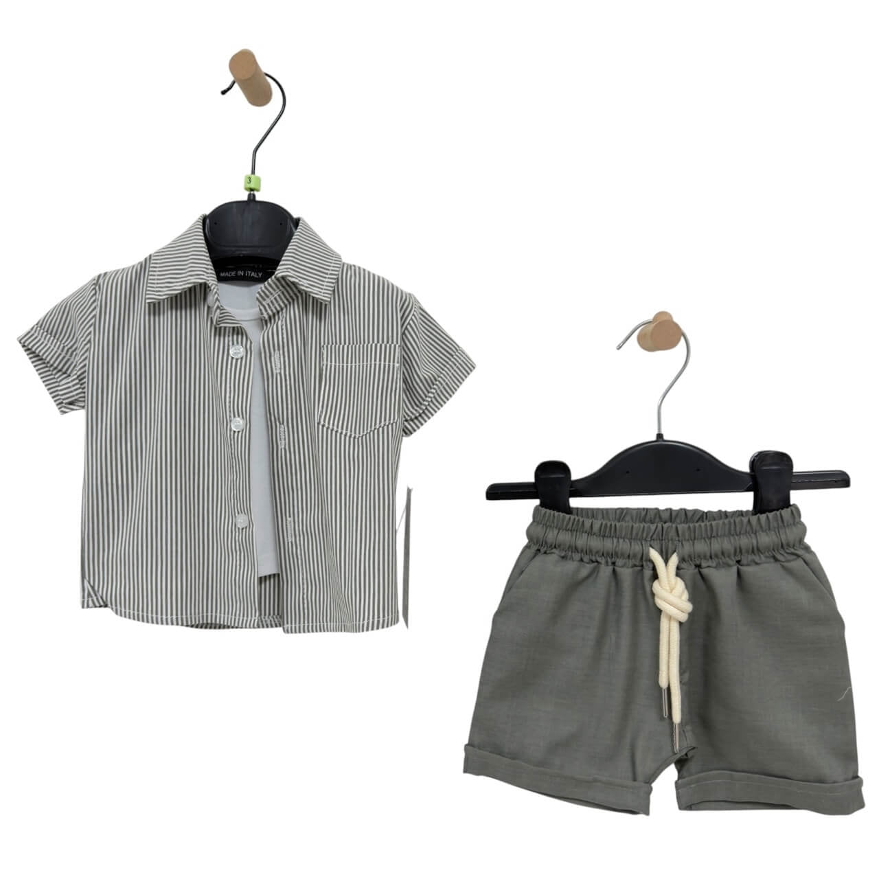 Completo 3 Pezzi Cotone neonato
