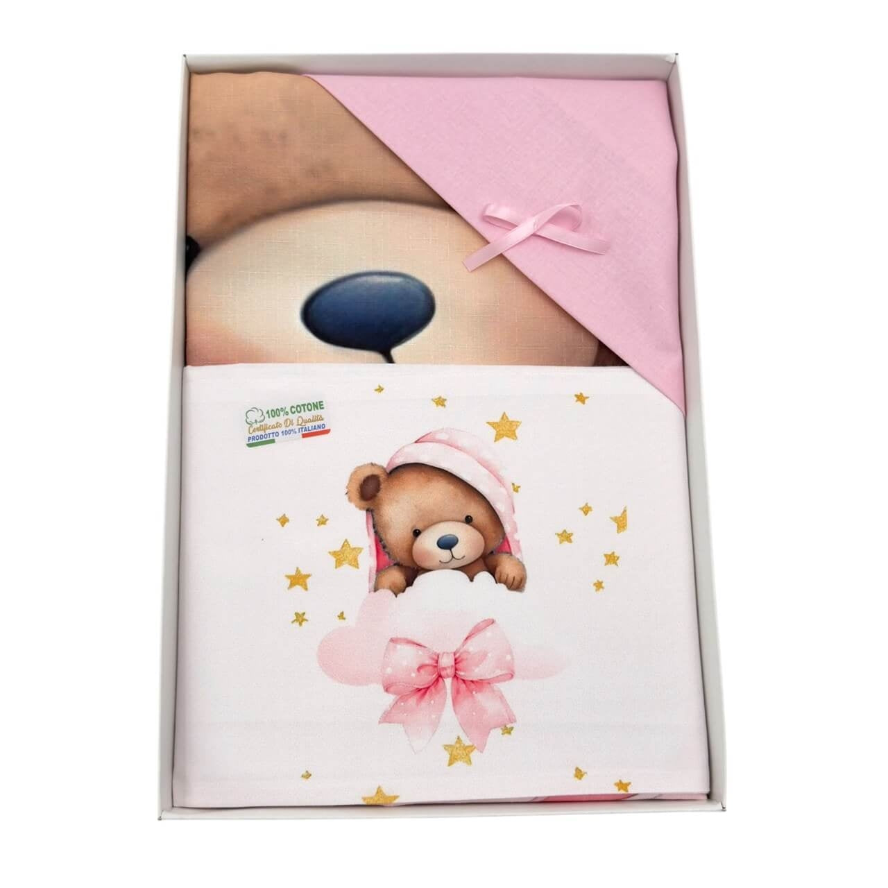 Completo Digitale Lenzuola + Copertina Cotone Lettino