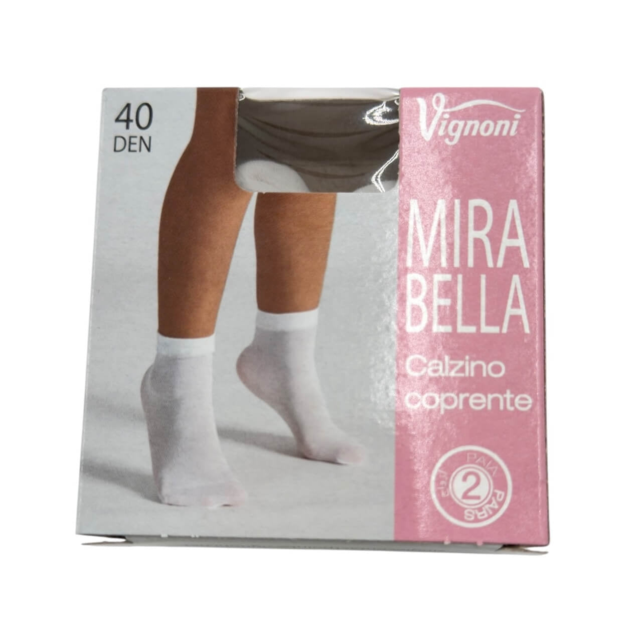 1 confezione da 2 Calzini Filo Vignoni Bimba