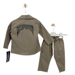 Completo 3 Pezzi Cotone neonato - Retro Stampato