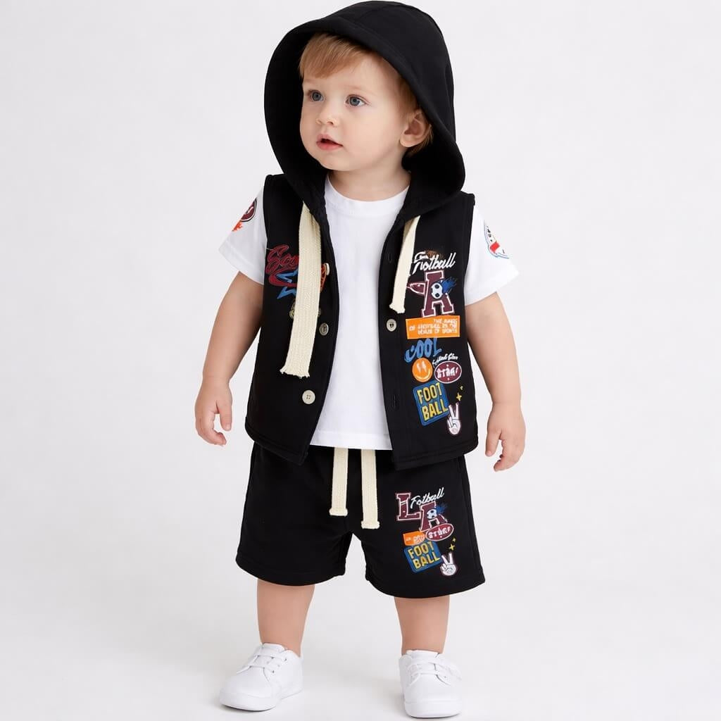 Completo 3 Pezzi Cotone neonato