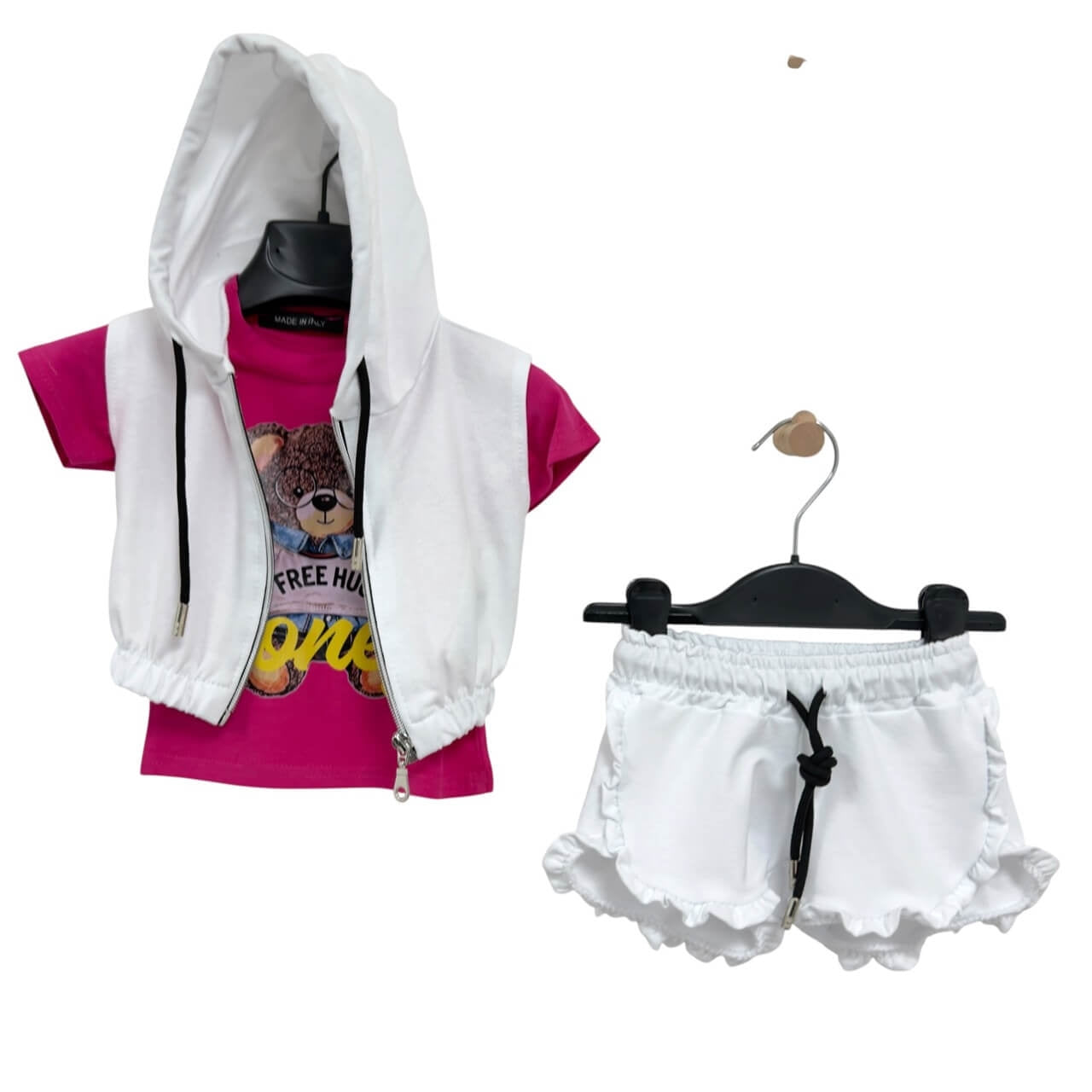 Completo Bimba 3 Pezzi Cotone
