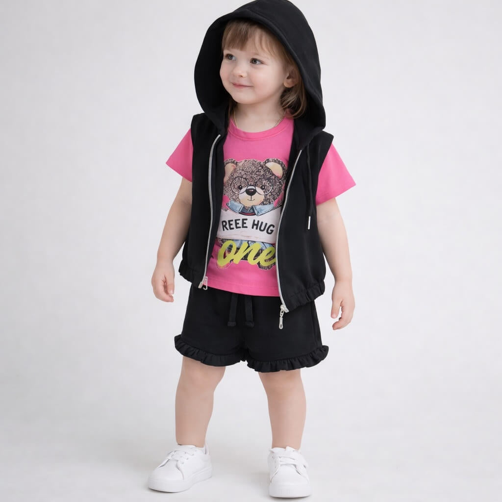 Completo Bimba 3 Pezzi Cotone