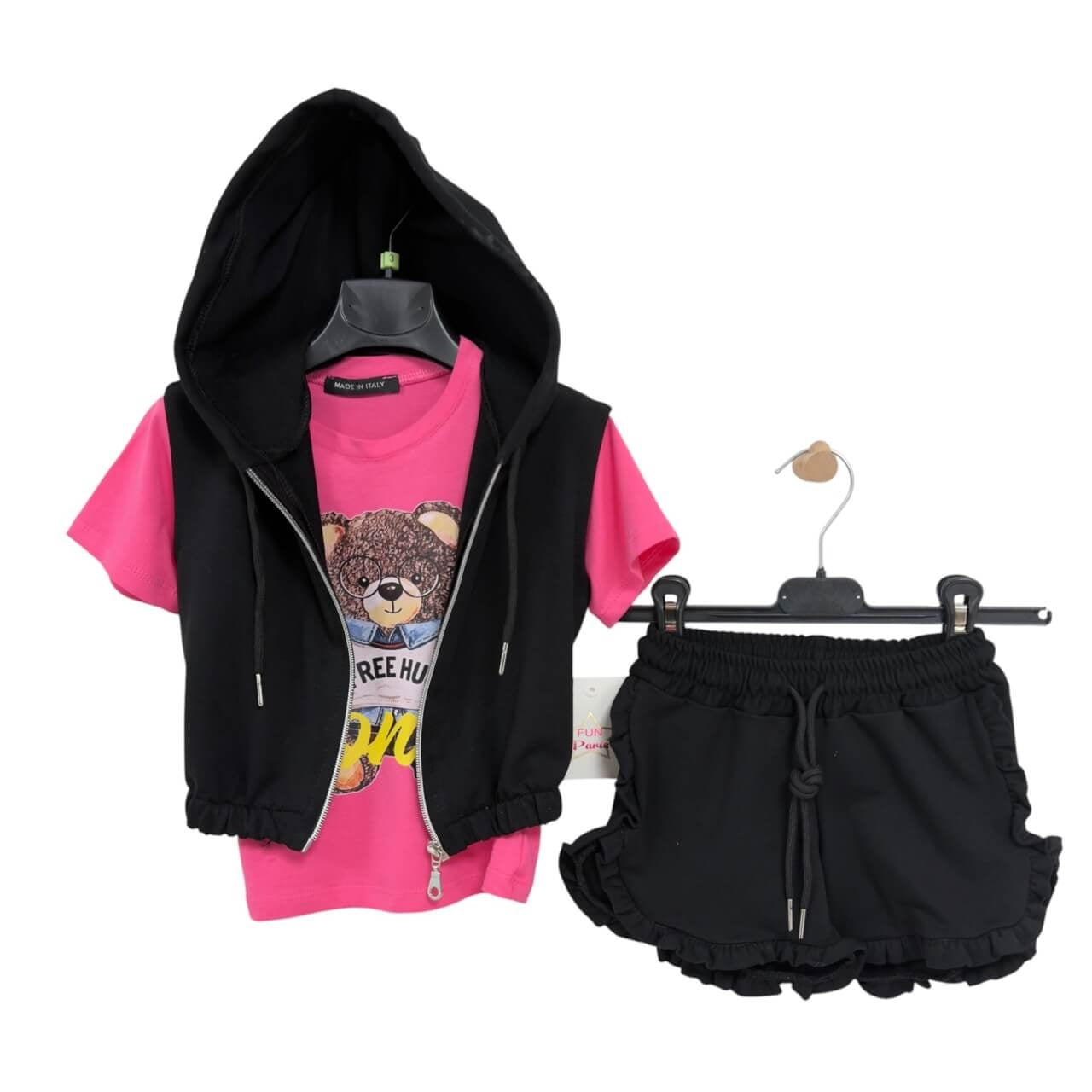 Completo Bimba 3 Pezzi Cotone