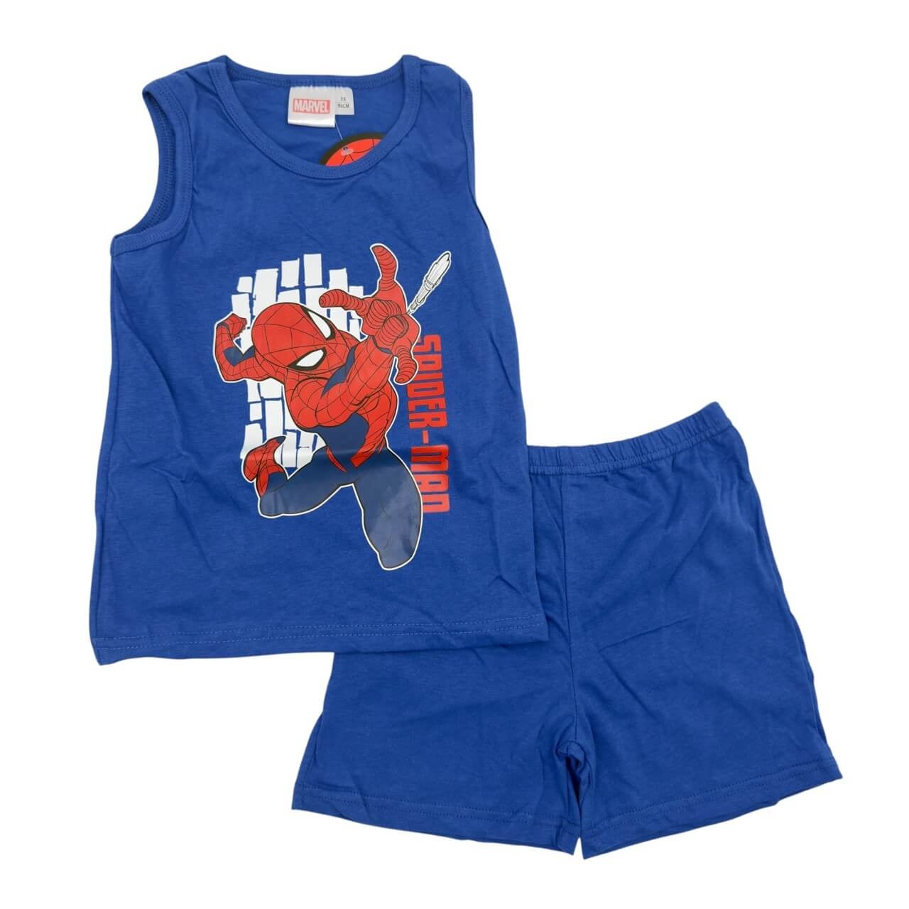 Completo Corto in Cotone Spider-Man