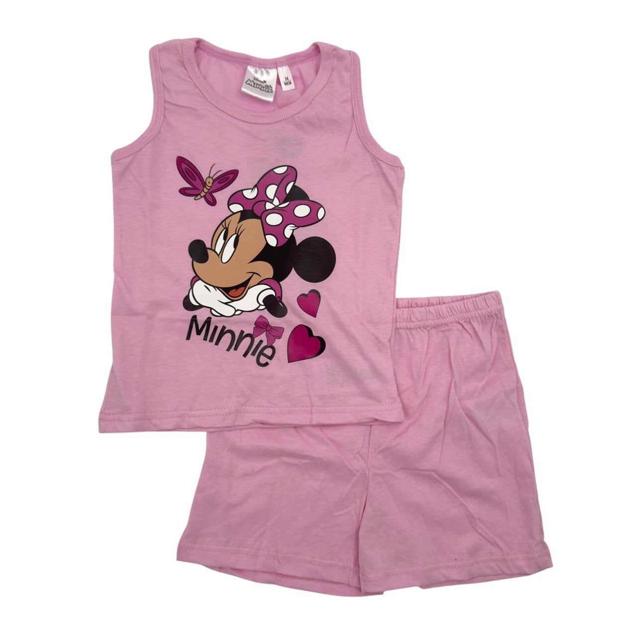 Completo Corto in Cotone Minnie
