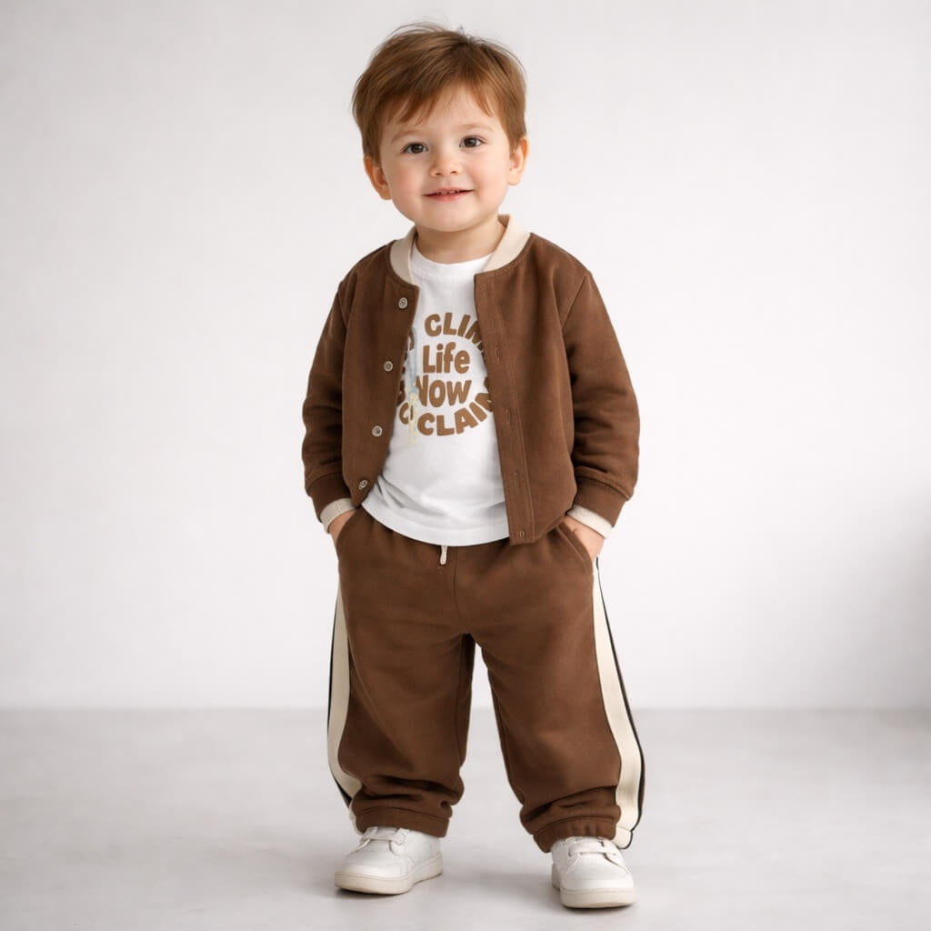 Completo Cotone 3 Pezzi Neonato