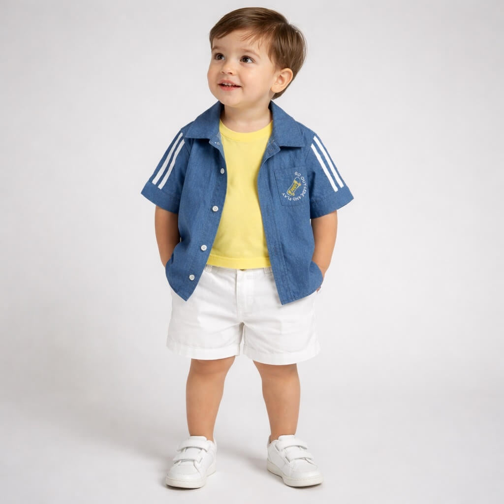 Completo 3 Pezzi Cotone Neonato