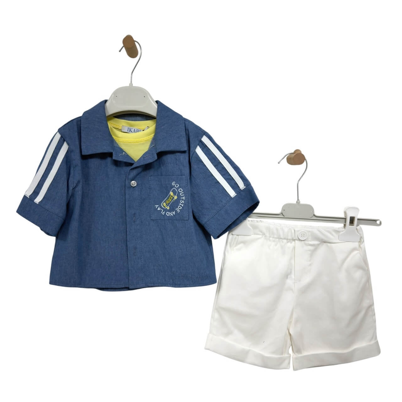 Completo 3 Pezzi Cotone Neonato