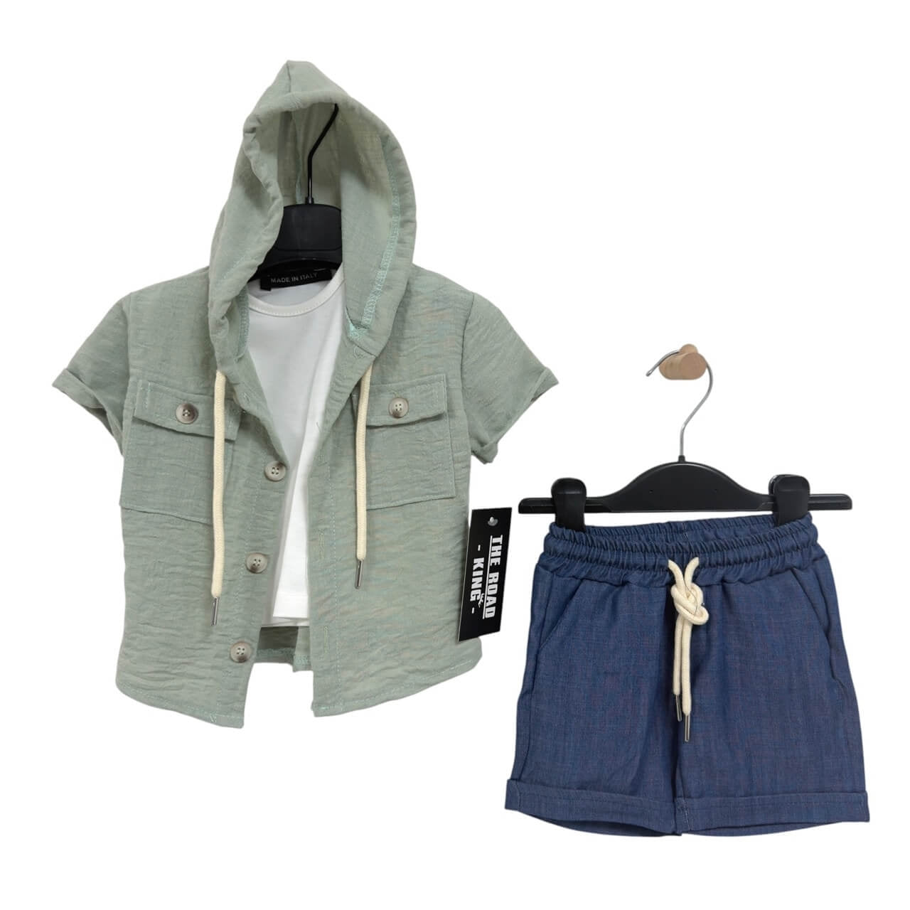 Completo 3 Pezzi Cotone neonato