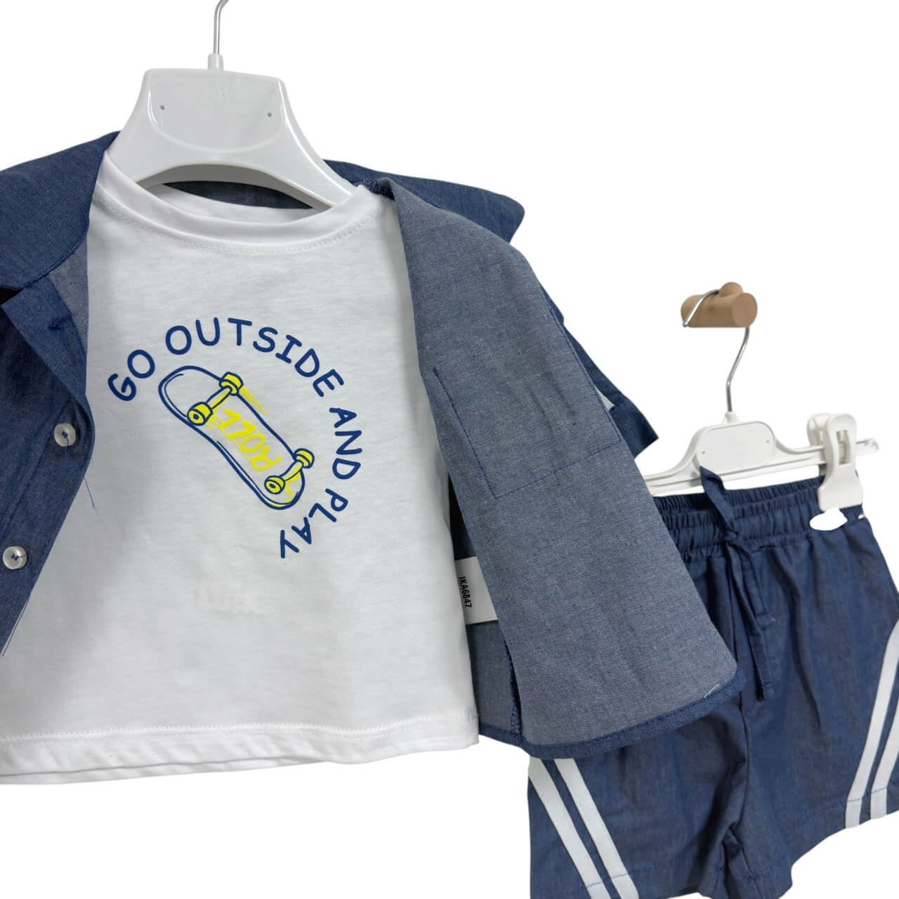 Completo 3 Pezzi Cotone Neonato