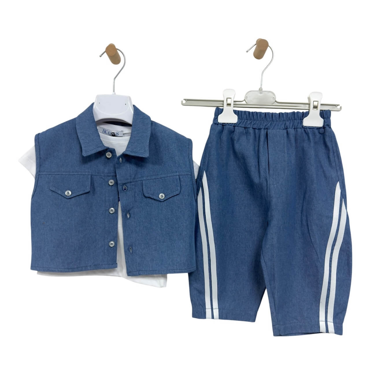 Completo 3 Pezzi Cotone Neonato