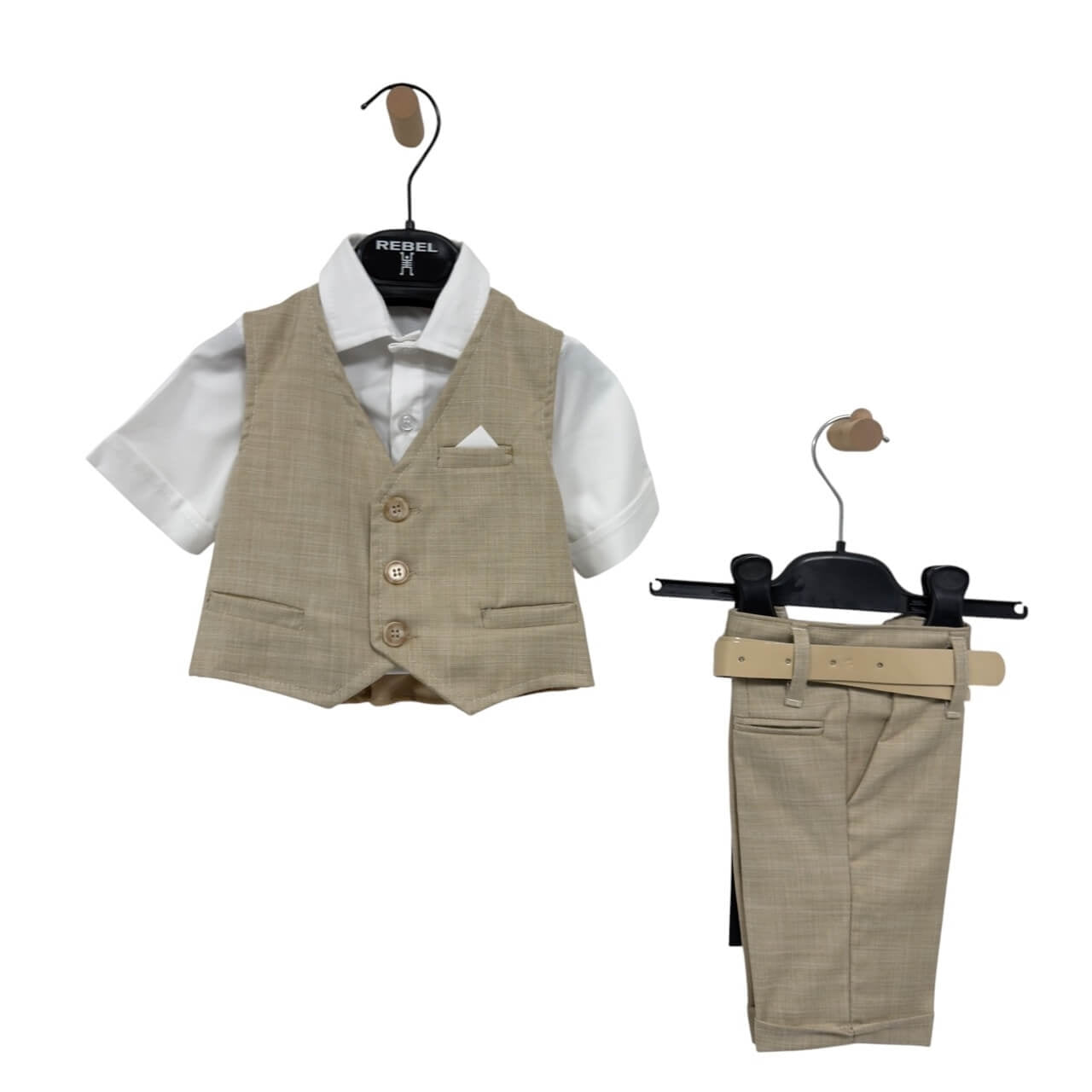 Completo in Lino con Gilet Bimbo
