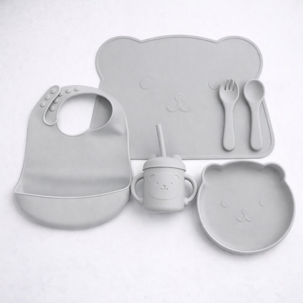 Set Pappa da 5 Pezzi in Silicone