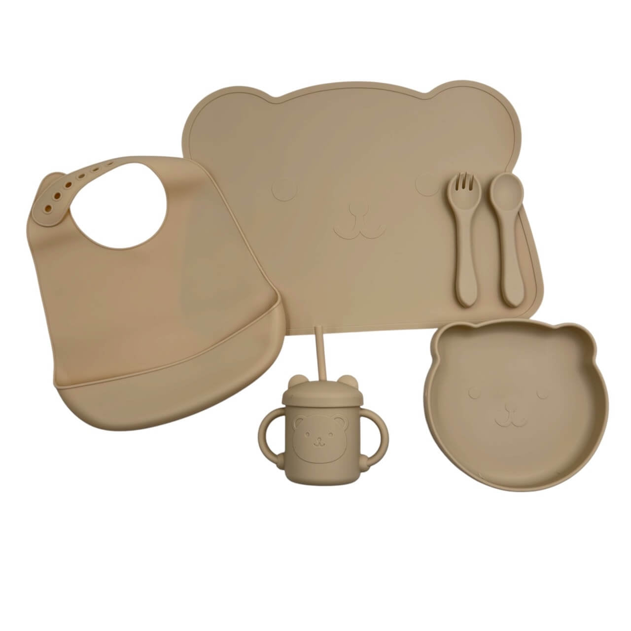 Set Pappa da 5 Pezzi in Silicone