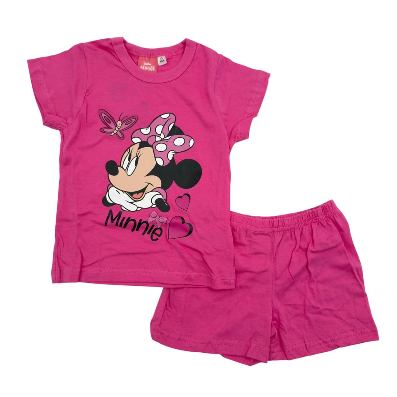 Completo Corto in Cotone Minnie