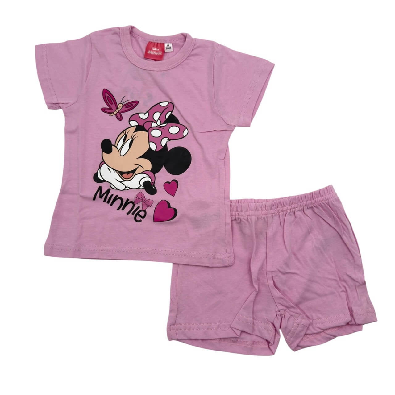 Completo Corto in Cotone Minnie
