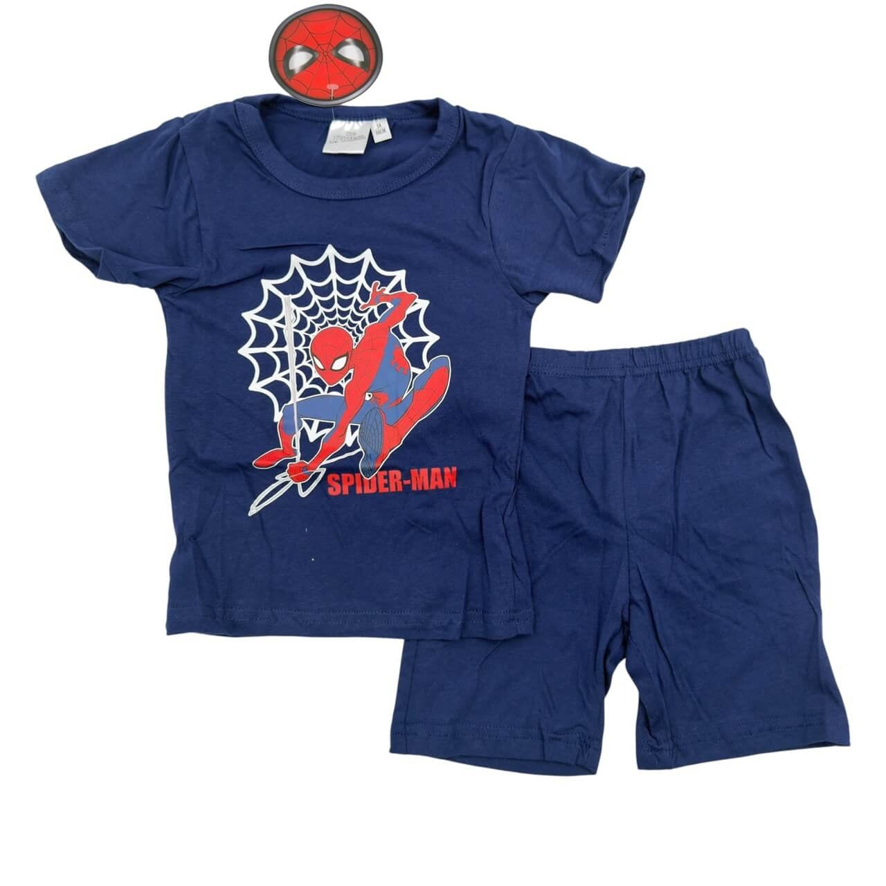 Completo Corto in Cotone Spider-Man