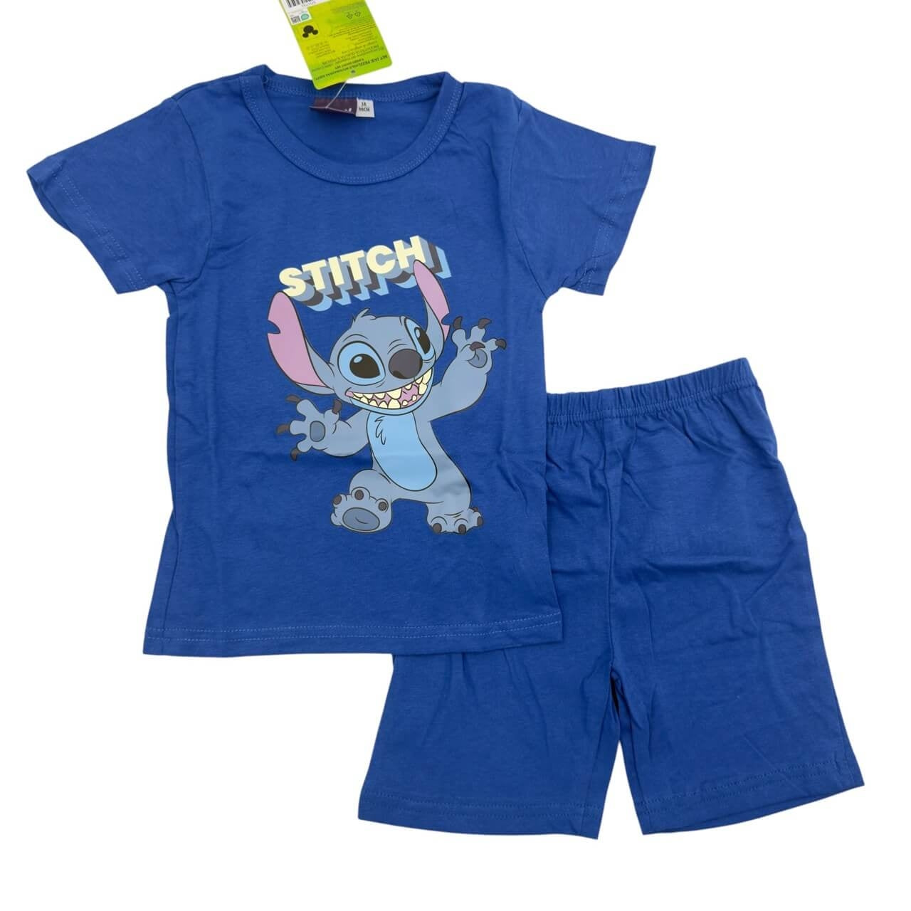 Completo Corto in Cotone Sonic