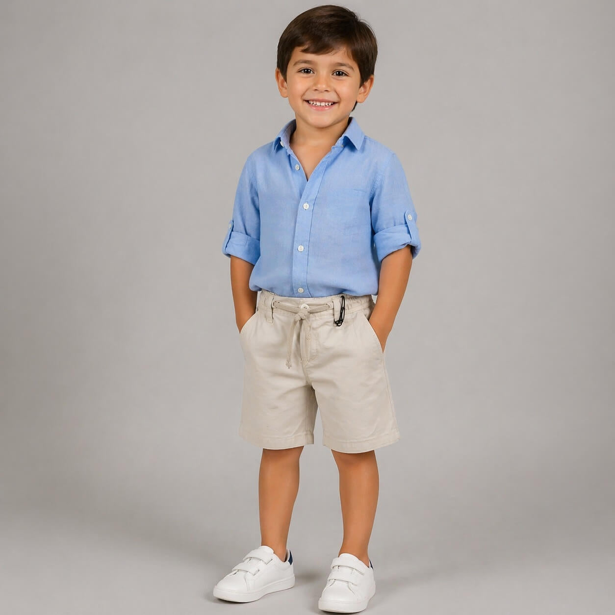 Bermuda in Cotone Neonato