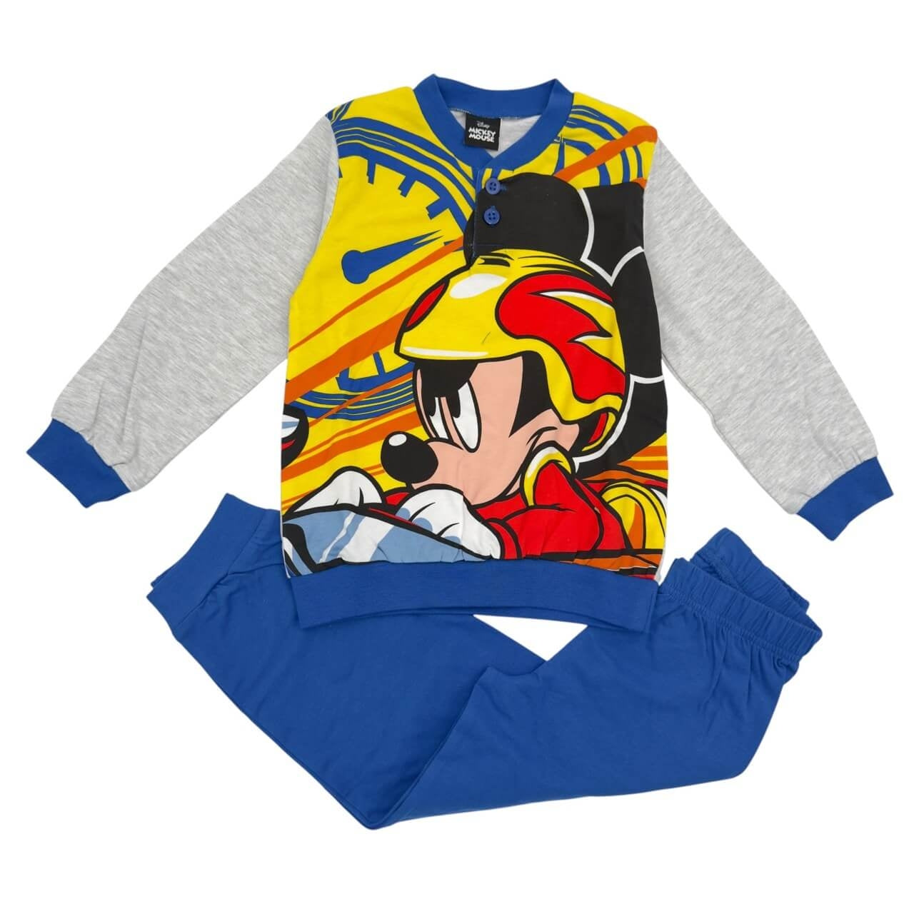 Pigiama Disney Mickey Mouse 100% Cotone