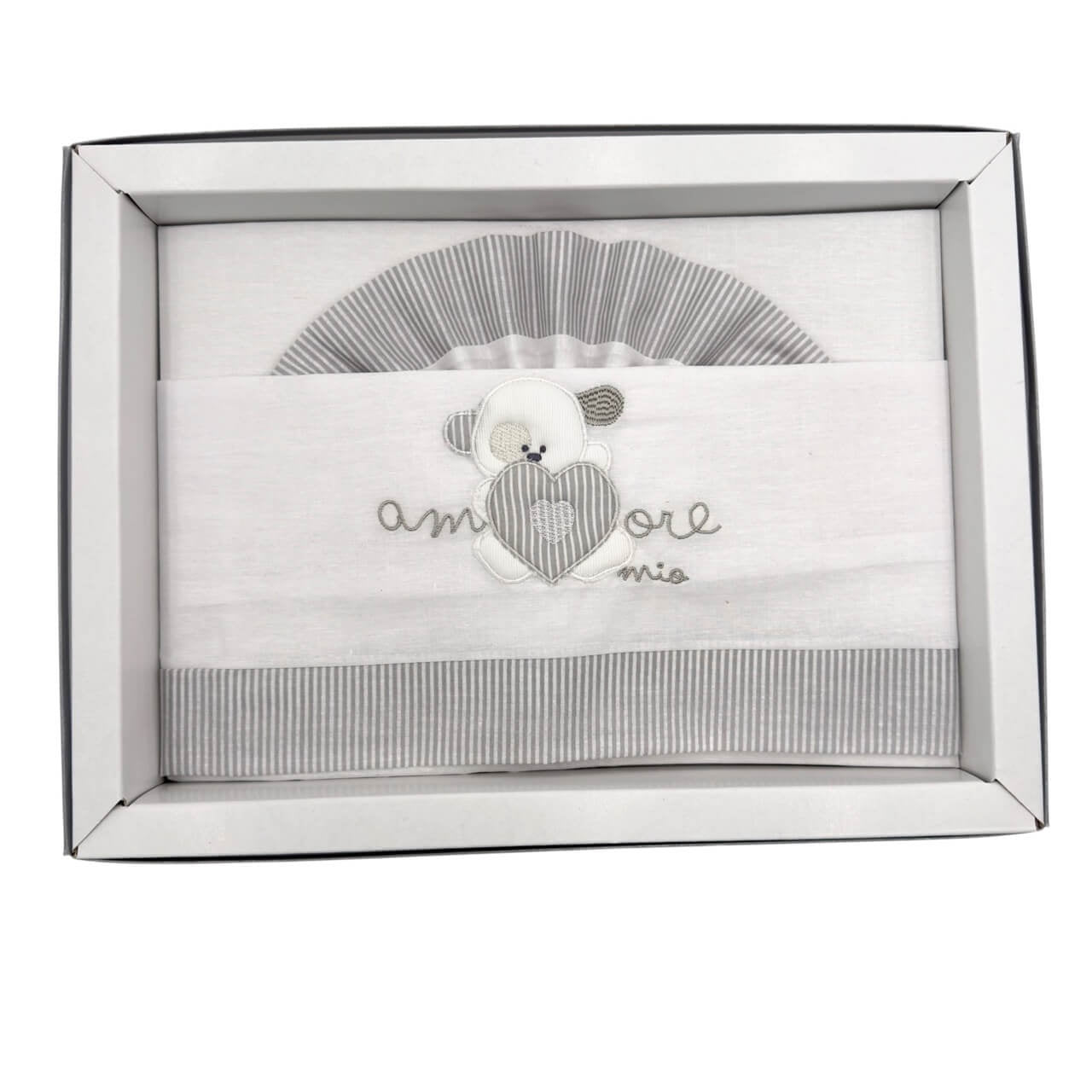 Completo Culla/Lettino Pastello 100% Cotone