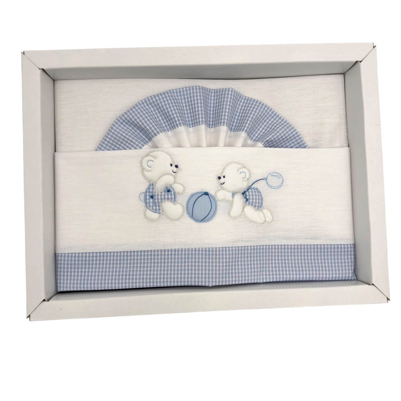 Completo Culla/Lettino Pastello 100% Cotone