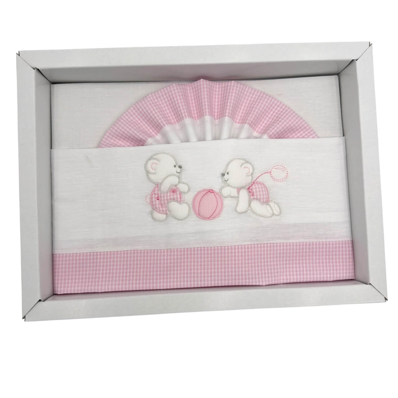 Completo Culla/Lettino Pastello 100% Cotone