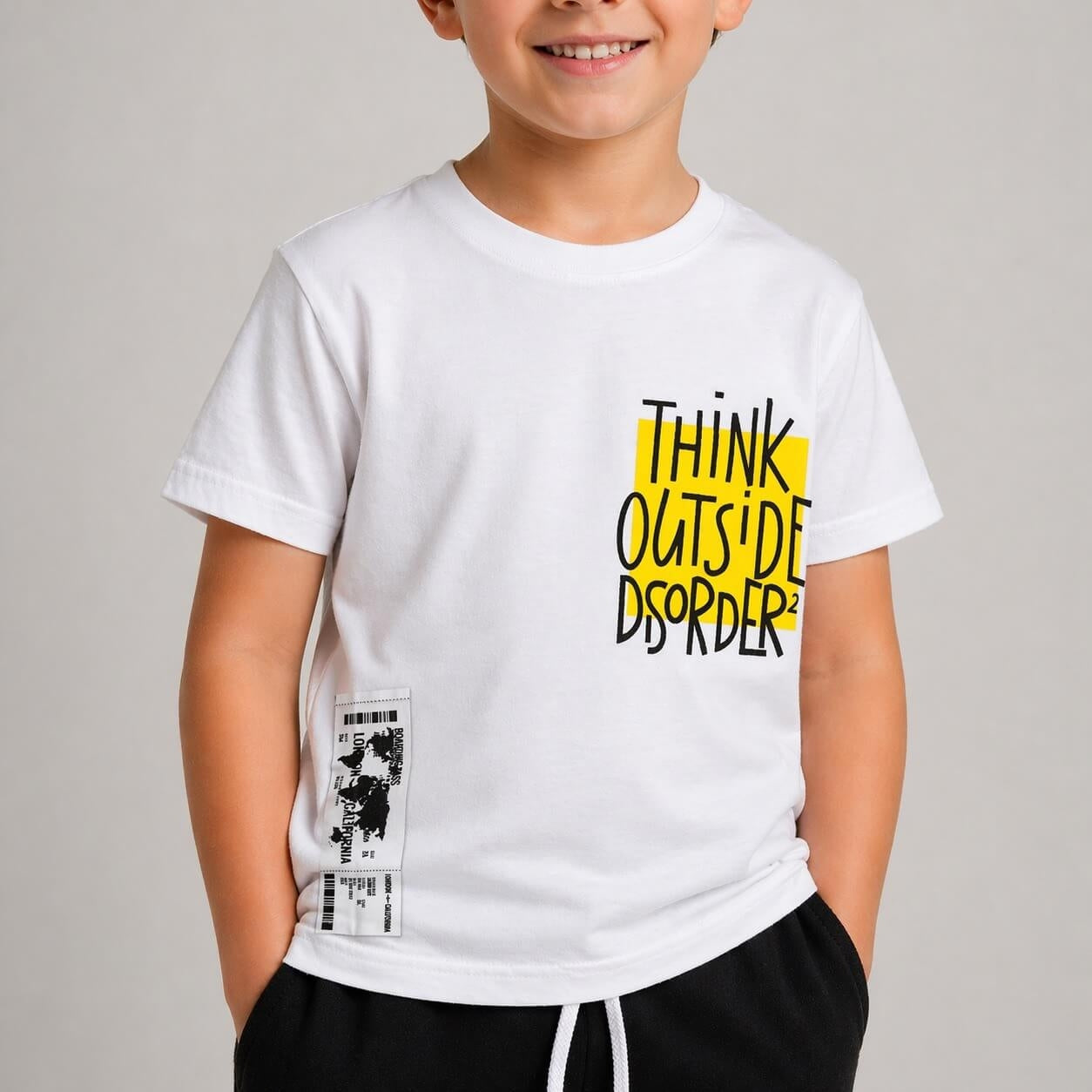 T-Shirt Bimbo Stampata