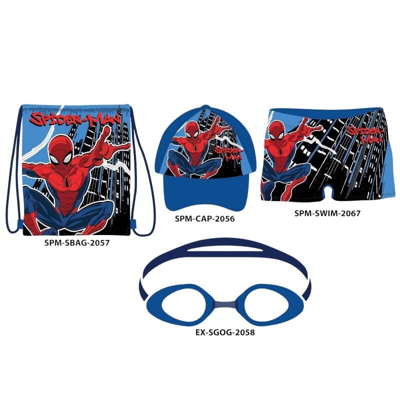 Set mare 4 pezzi di Spider-Man