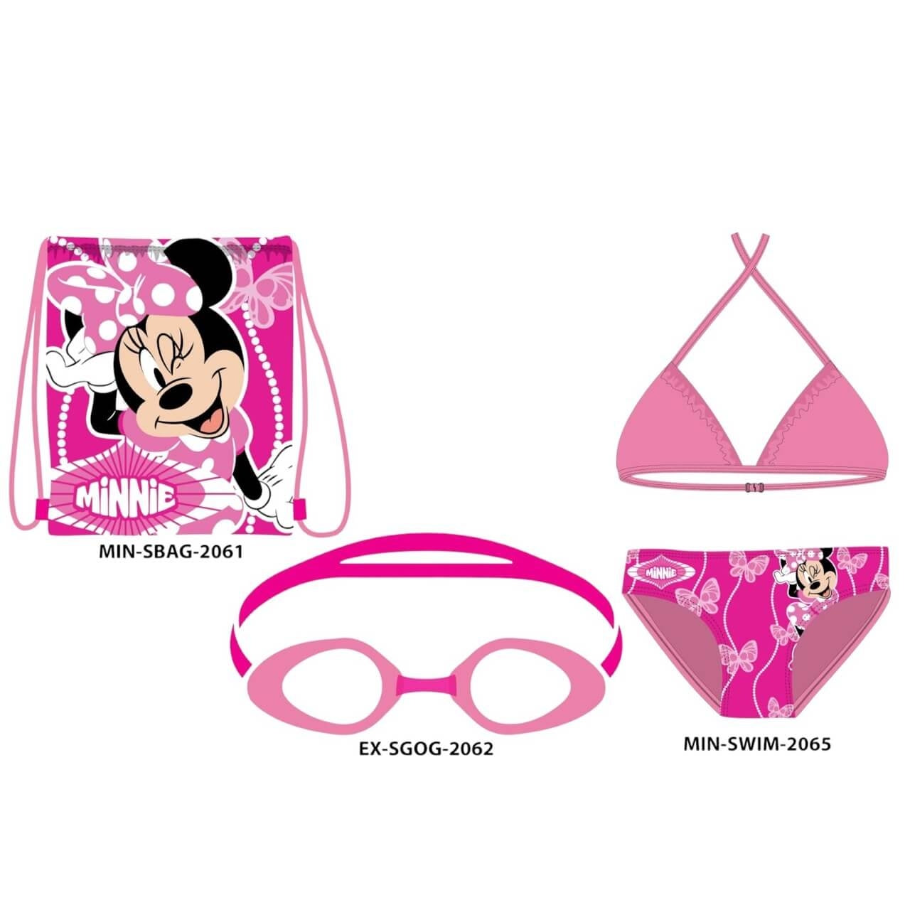Set mare 3 pezzi di Minnie