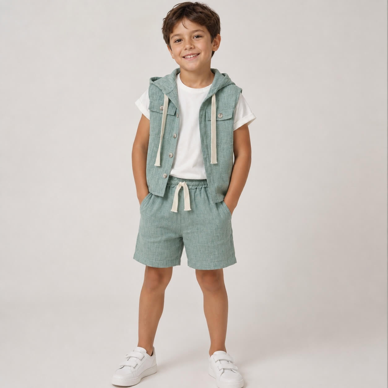 Completo 3 Pezzi Cotone Bimbo