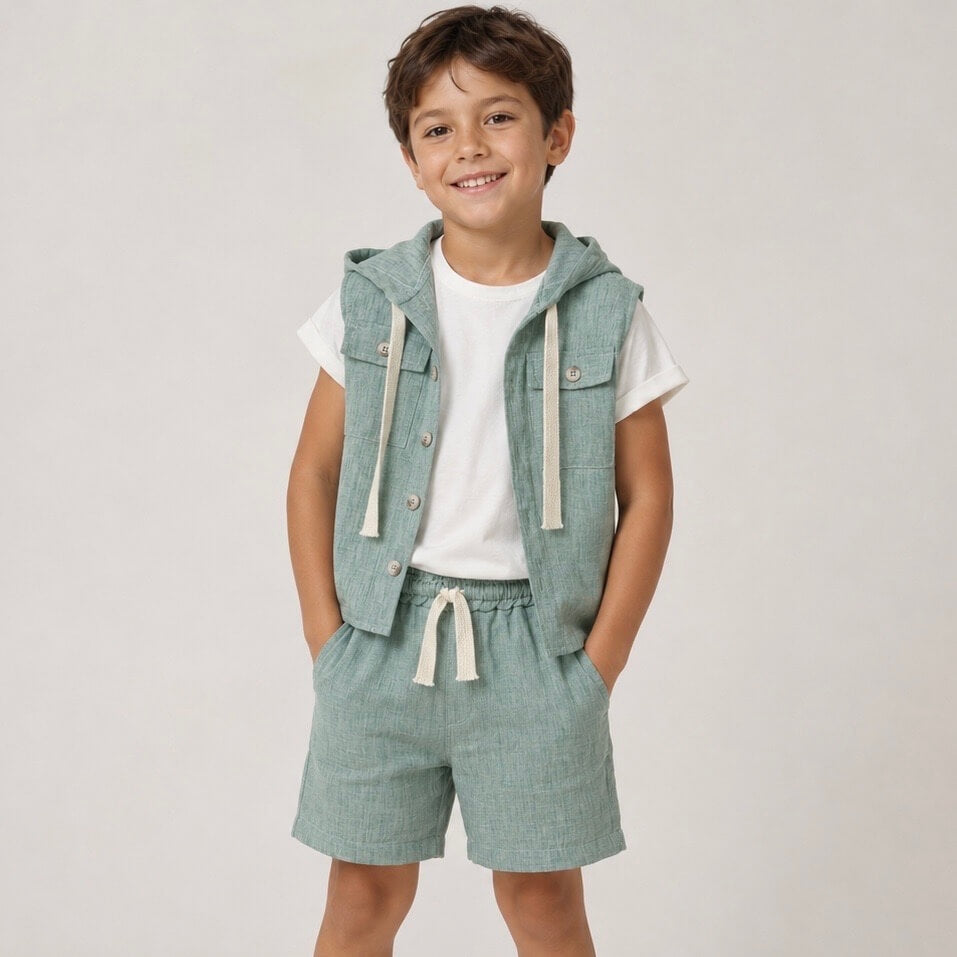 Completo 3 Pezzi Cotone Bimbo