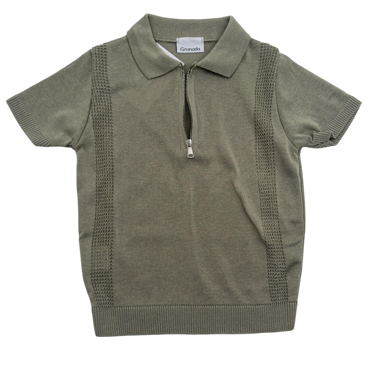 Polo Zip in Filo - Granada