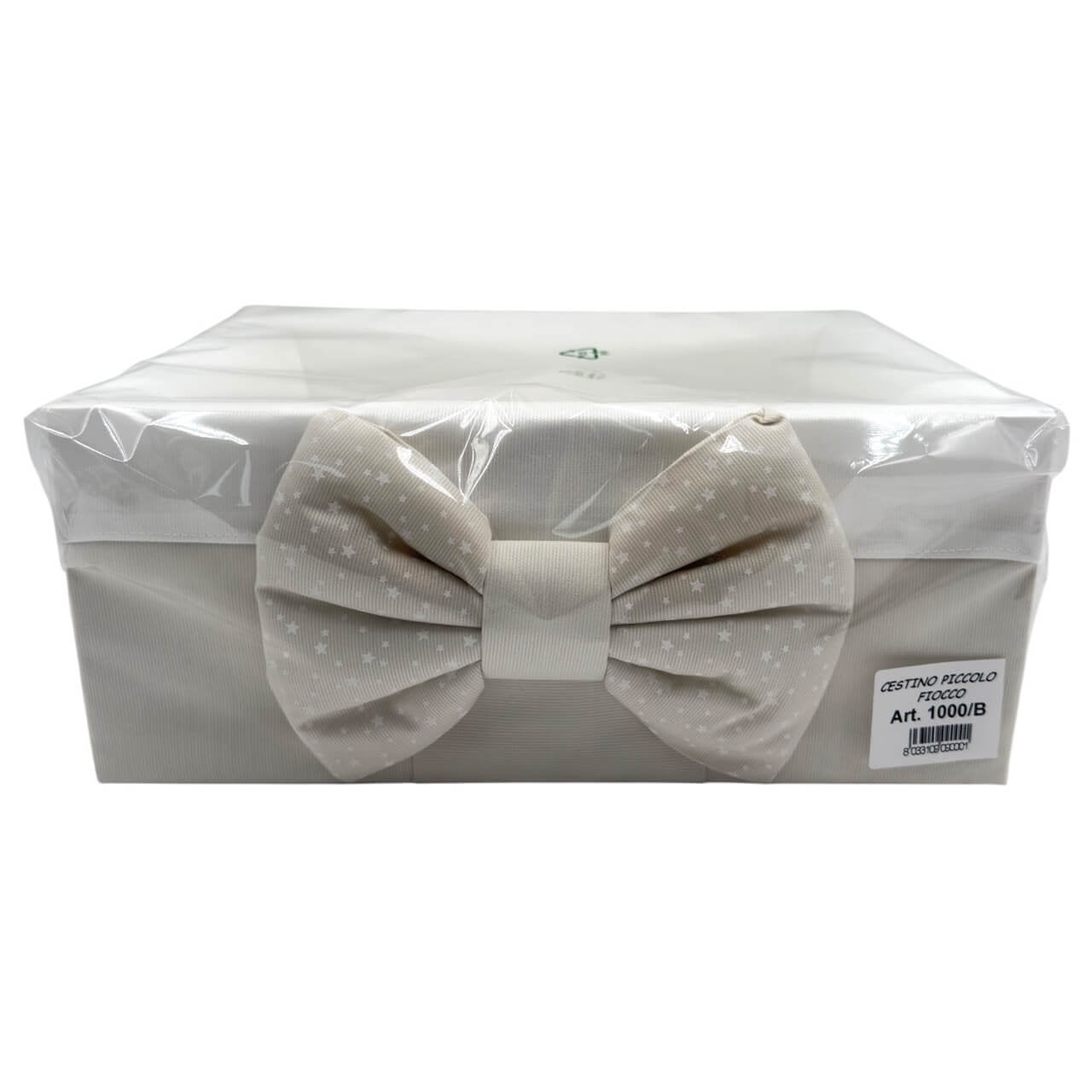Cesta Nascita – Con Fiocco e Cuore Ricamato