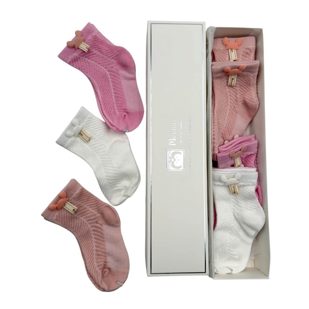 Set con 7 Calzini in Cotone